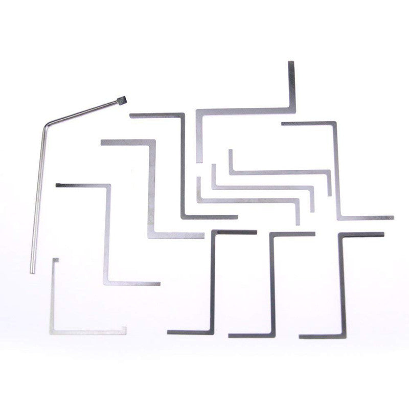 13 Pieces Tension Wrenches and Turning Tools Set Lock Picking kit