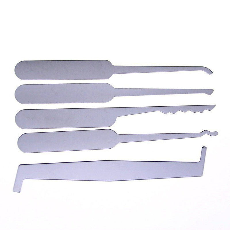 Credit Card Style Lock Pick Set, Locksmith Tools Lock Pick for Training Practice(blue)