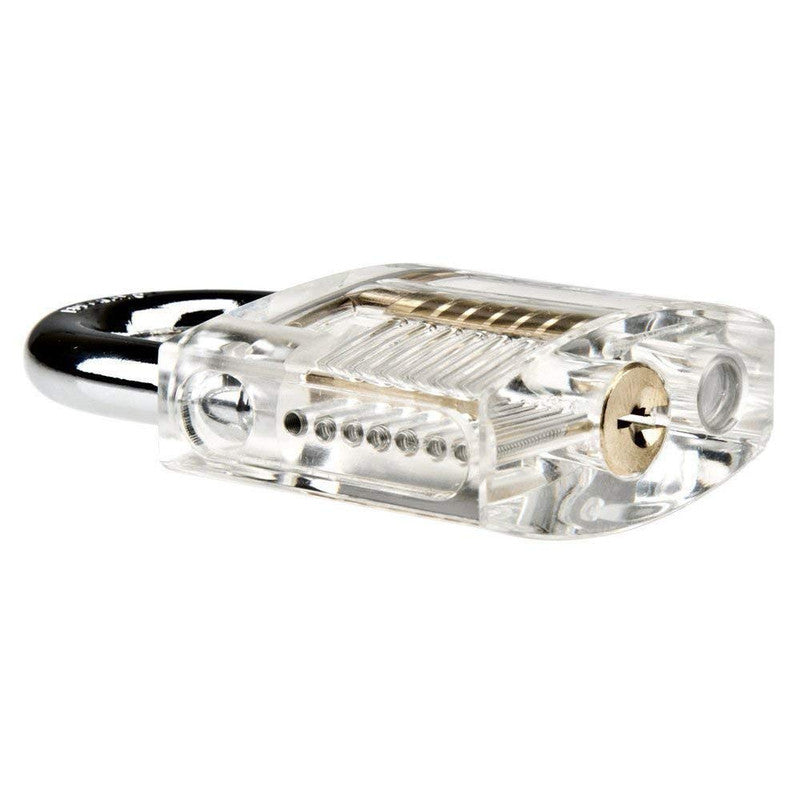 Transparent Visible Pick Cutaway Practice Padlock With Broken Key Removing Hooks Lock Kit Extractor Set Locksmith Tool