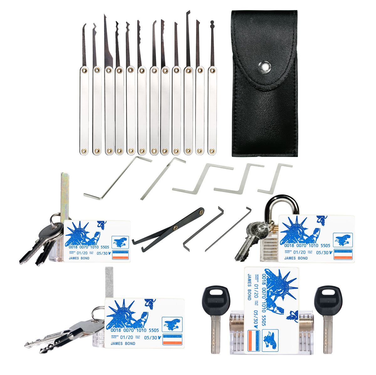 28 Pcs Lock Picking Kit