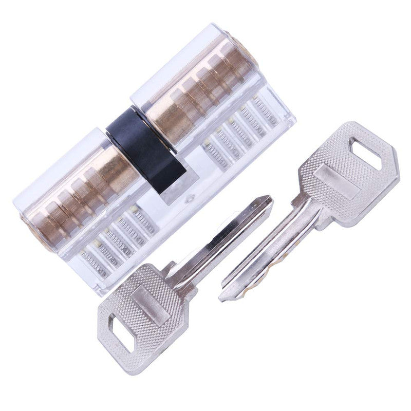 Transparent Bull Head AB KABA Lock for LockPick and Locksmith