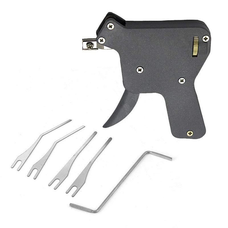 BLACK lock pick gun, locksmith lock picking tool, door lock opener lockpick set (up)