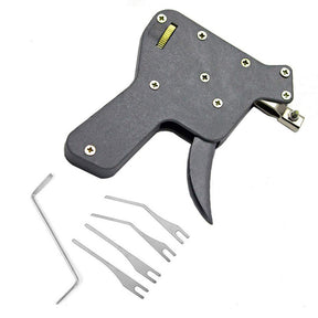 BLACK lock pick gun, locksmith lock picking tool, door lock opener lockpick set (up)