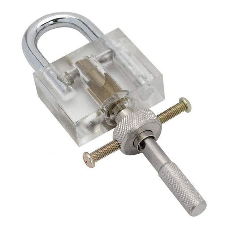 Transparent Padlock with 3 Keys Visible Encrypted Padlocks Transparent Practice Locks