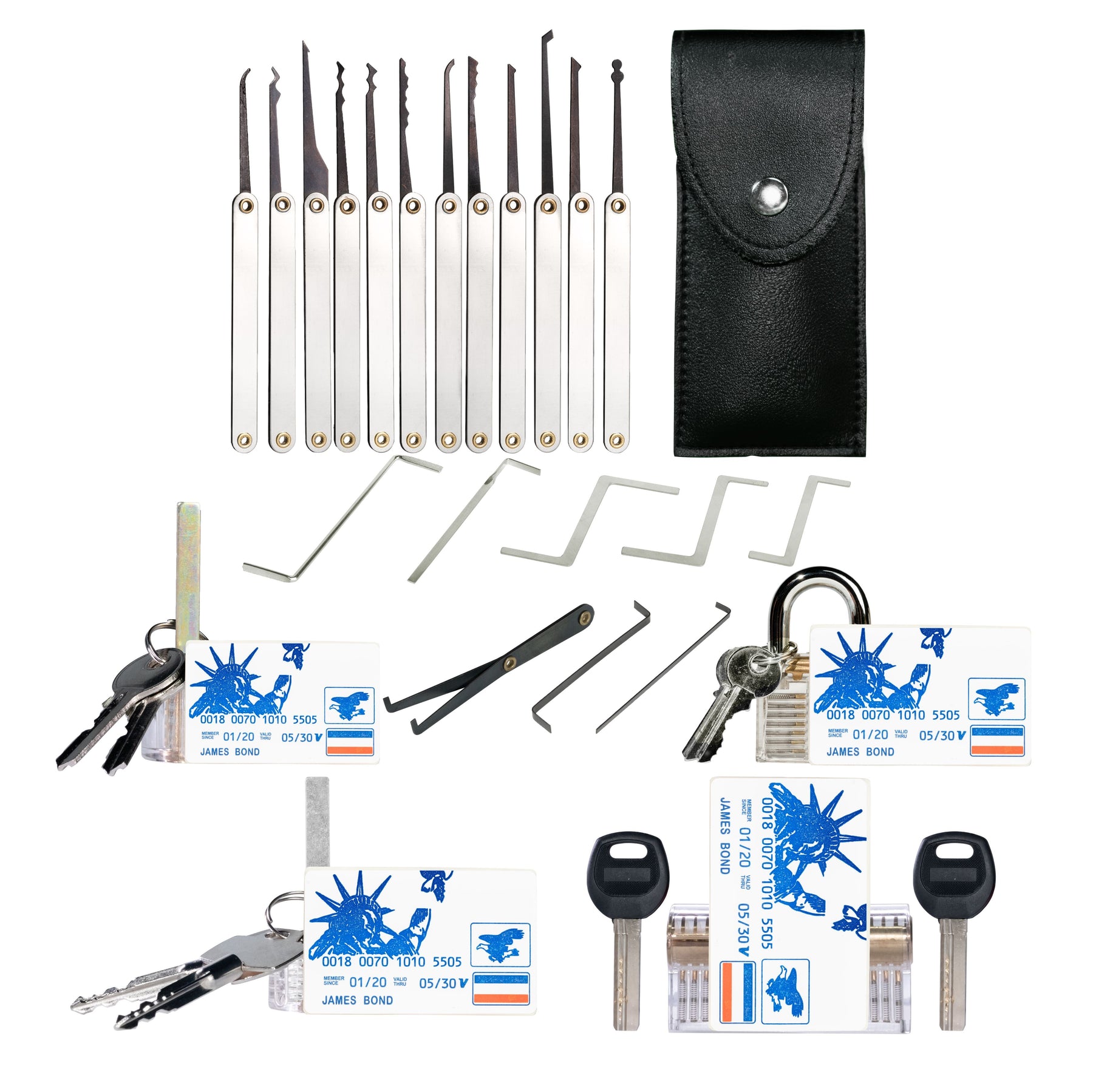 28 Pcs Lock Picking Kit 