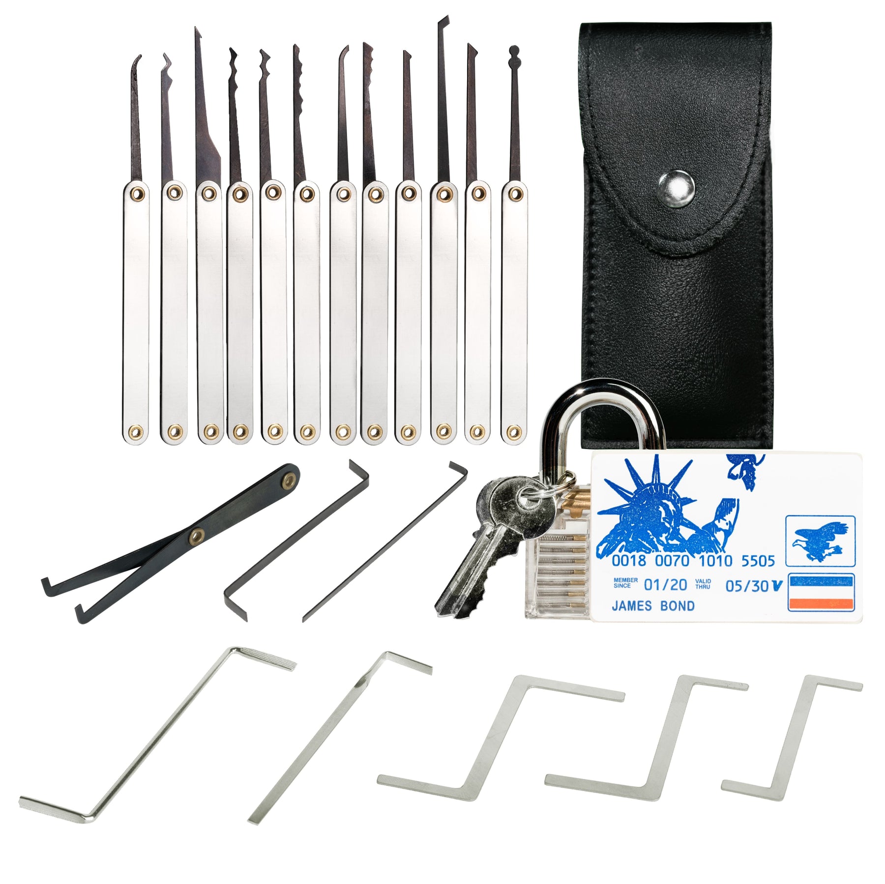 22 Pcs Lock Picking Kit 